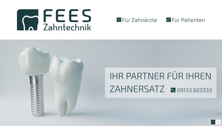 Screenshot of fees-zahntechnik.de