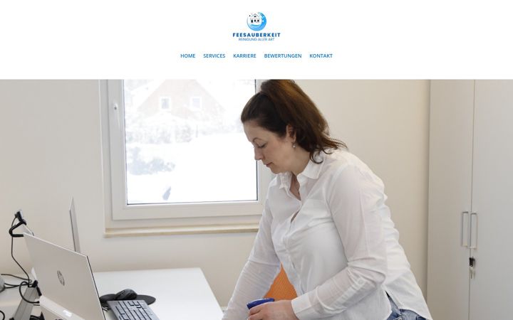 Screenshot of feesauberkeit-oranienburg.de
