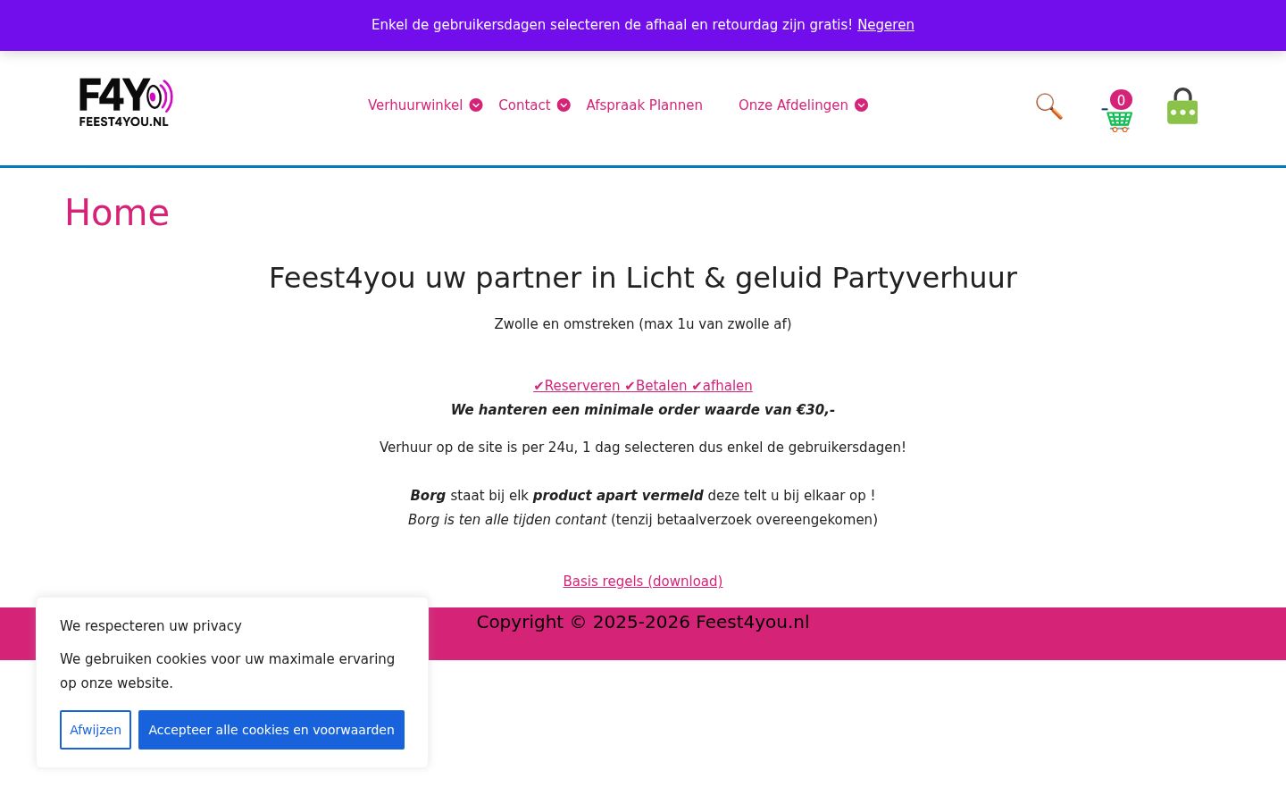 Zrzut ekranu banera zgody wyświetlanego przed jakąkolwiek interakcją
