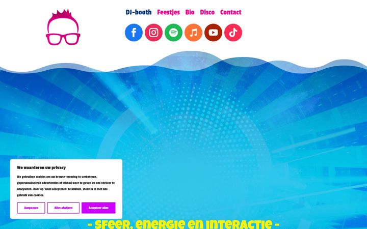 Screenshot ta' feestdjluckiluc.be