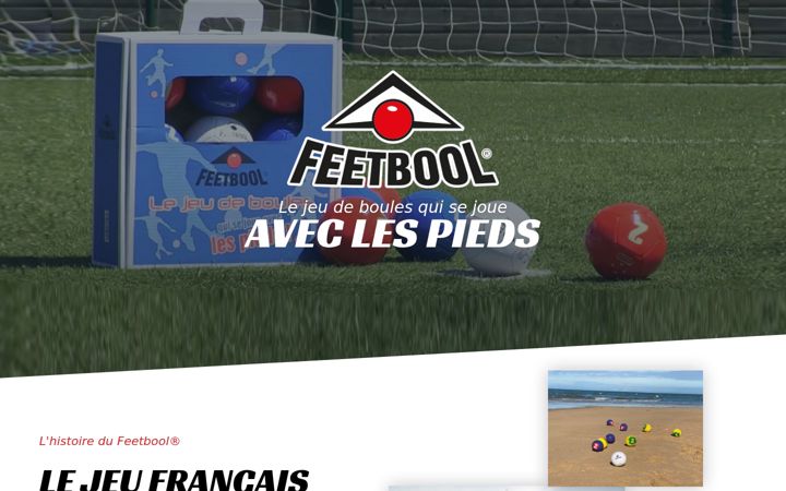 Screenshot of feetbool.fr