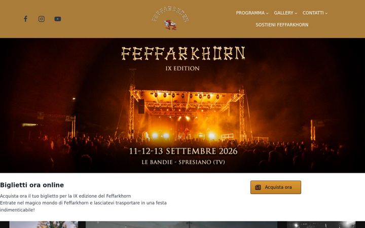 Screenshot of feffarkhorn.com