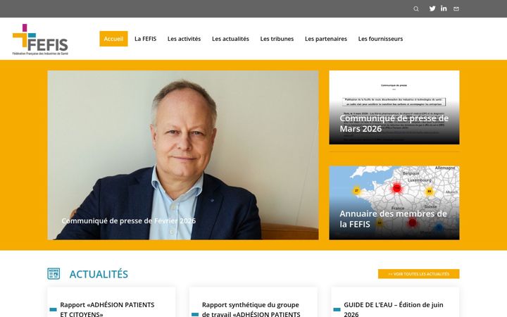 Screenshot of fefis.fr