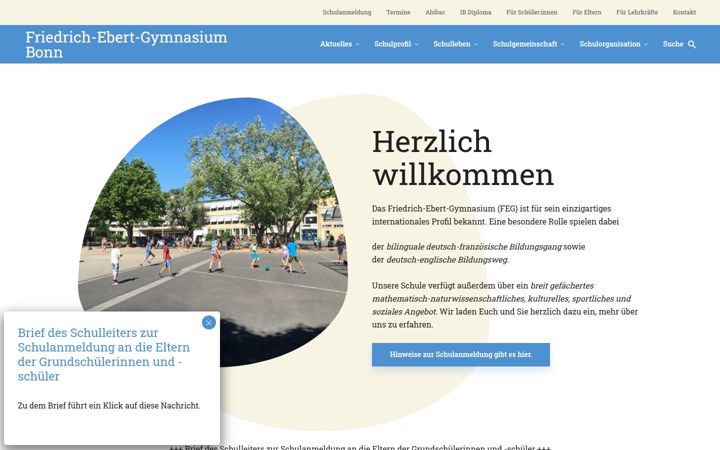 Screenshot of feg-bonn.de