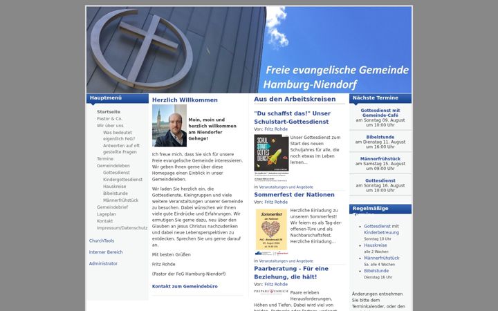 Screenshot of feg-hh-niendorf.de