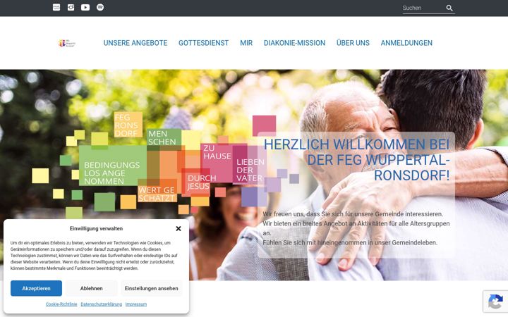 Posnetek zaslona feg-ronsdorf.de