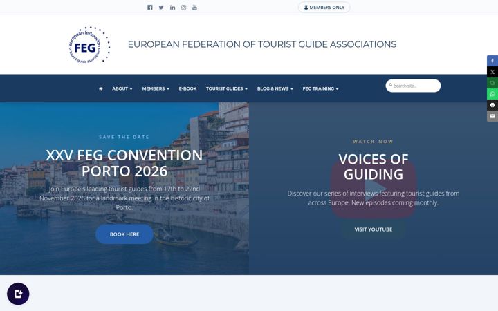 Screenshot of feg-touristguides.com