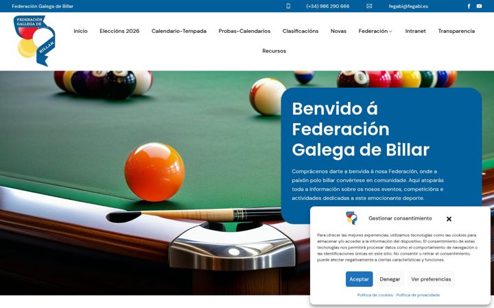 Screenshot of fegabi.es