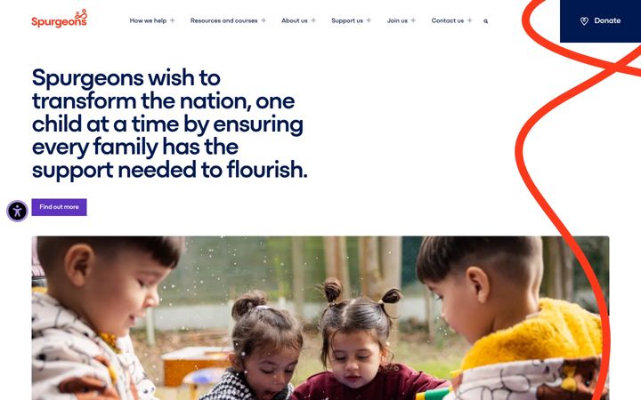 Screenshot of fegans.org.uk
