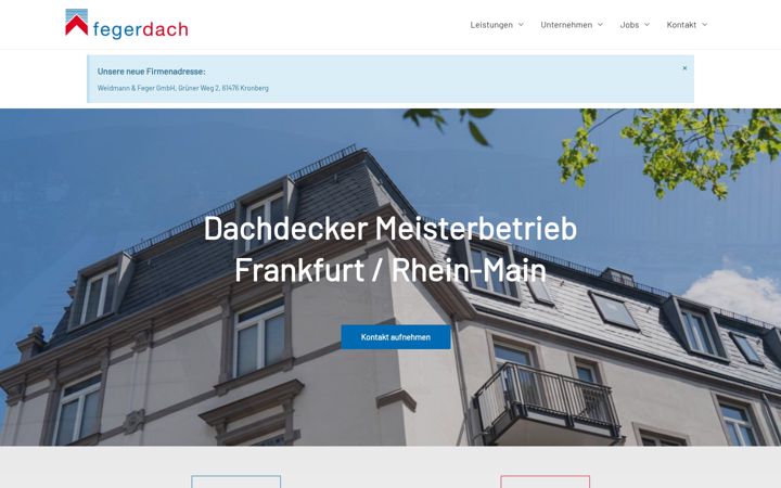 Posnetek zaslona fegerdach.de