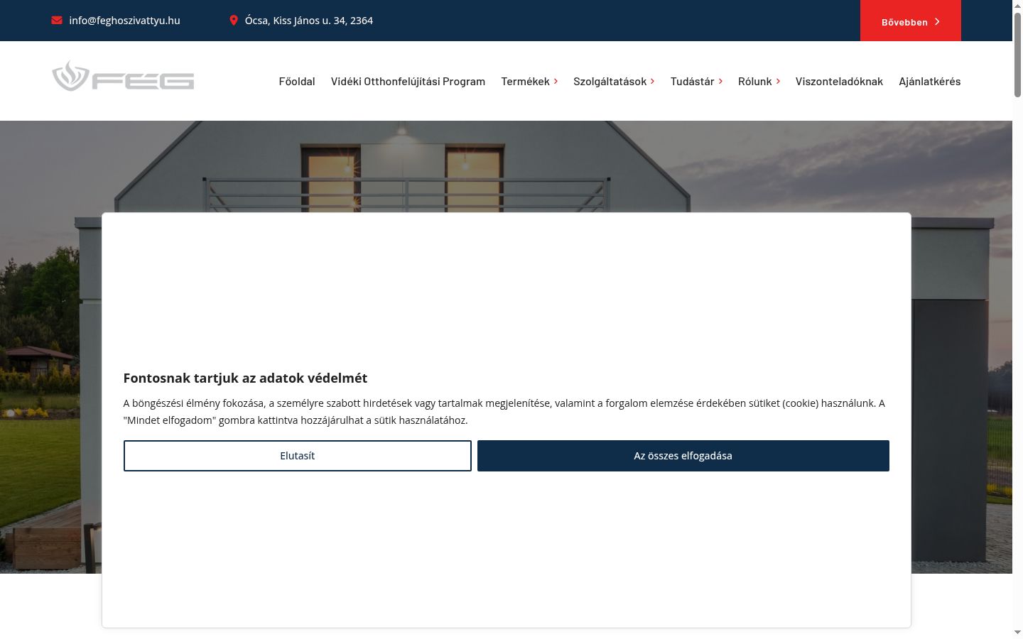 Screenshot tal-banner tal-kunsens muri qabel kwalunkwe interazzjoni