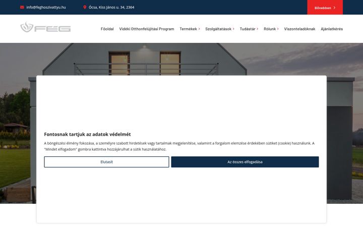 Screenshot of feghoszivattyu.hu