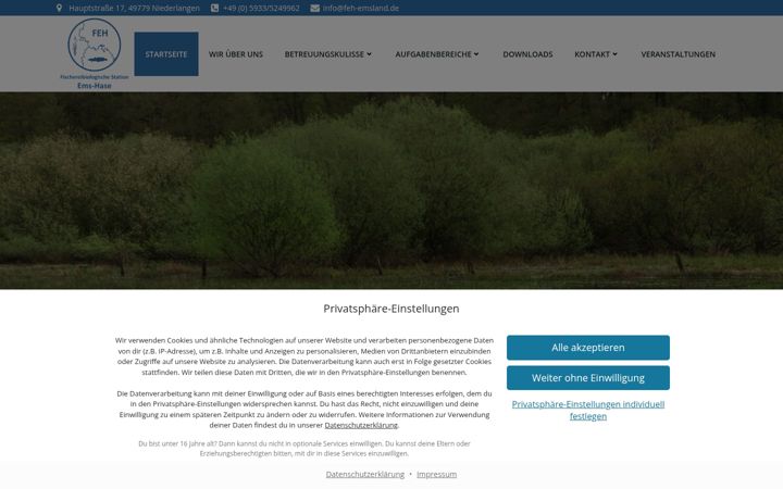Екранна снимка на feh-emsland.de