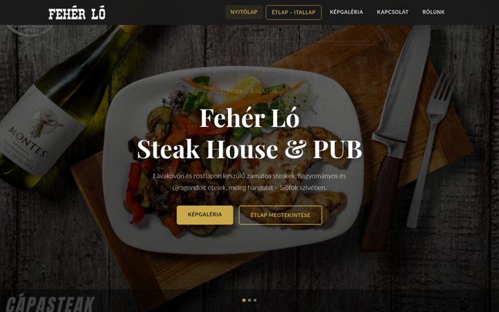 Screenshot of feherlo.eu