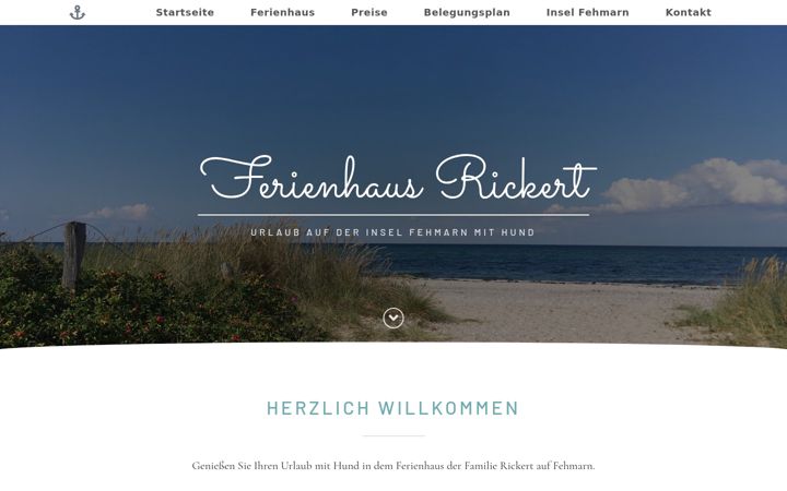 Screenshot of fehmarn-rickert.de