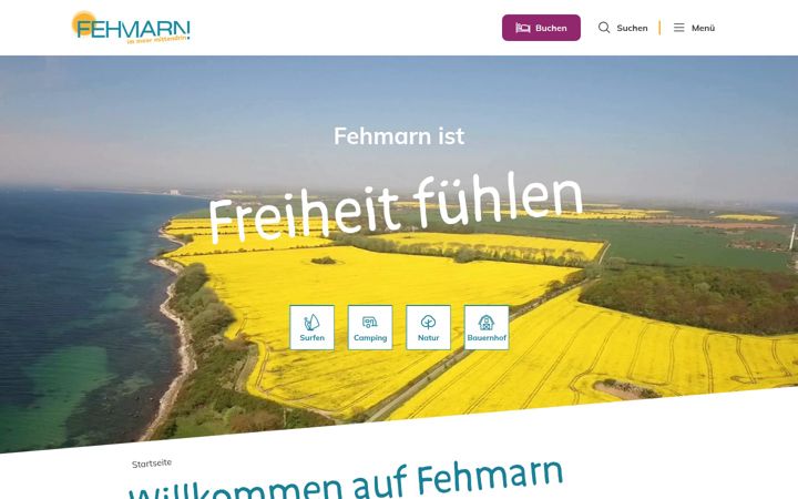 Screenshot of fehmarn.de