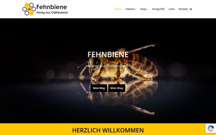 Екранна снимка на fehnbiene.de