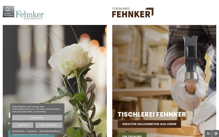 Screenshot of fehnker-luenne.de