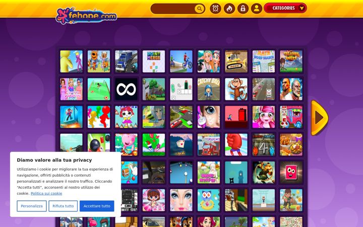 Screenshot of fehope.com