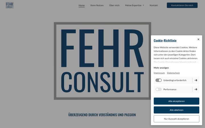 Screenshot of fehr-consult.ch