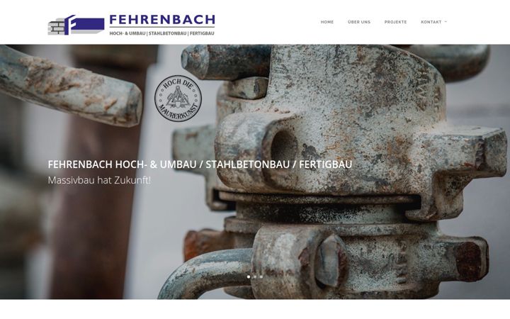 Screenshot of fehrenbach-bau.de