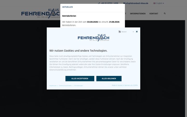 Ekrānuzņēmums no fehrenbach-klaus.de
