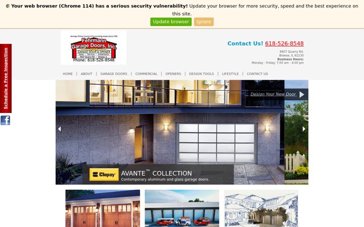 Screenshot of fehrmanngd.com