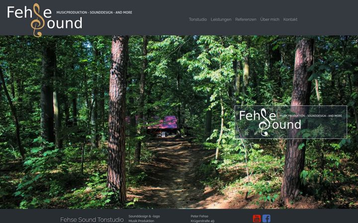 Screenshot of fehse-sound.de