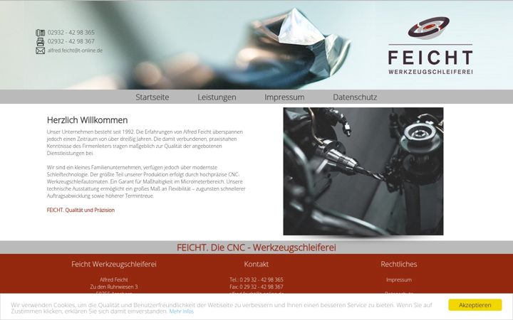 Screenshot of feicht-werkzeuge.de