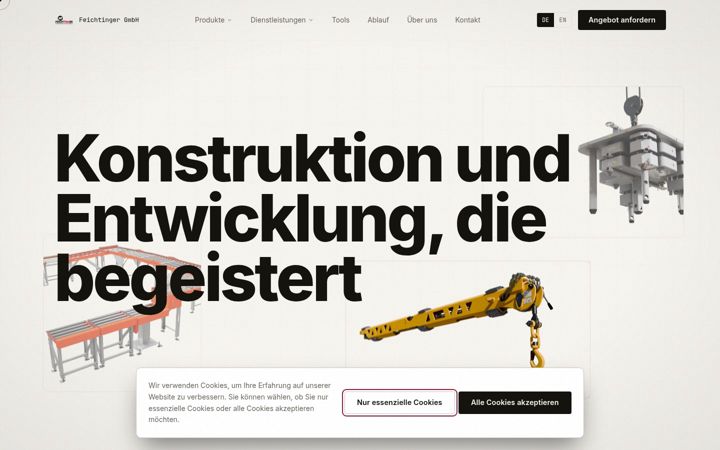 Screenshot of feichtinger-gmbh.at