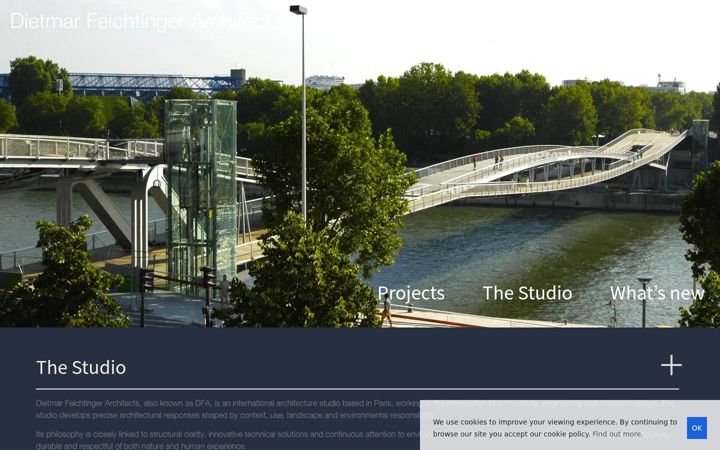 Screenshot of feichtingerarchitects.com