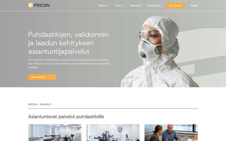Screenshot of feicon.fi