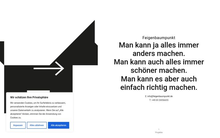 Screenshot of feigenbaumpunkt.de