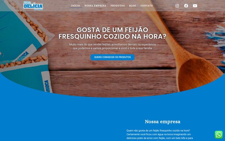 Zrzut ekranu feijaodelicia.com.br
