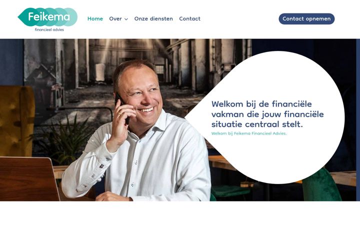 Screenshot of feikemafinancieeladvies.nl