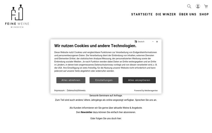 Screenshot of feine-weine-windeck.de