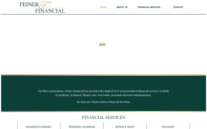 Screenshot of feinerfinancial.com