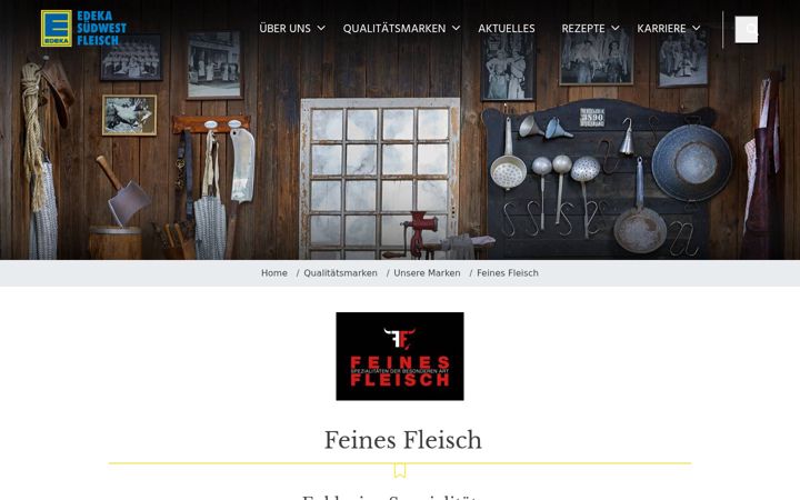 Screenshot di feinesfleisch.de
