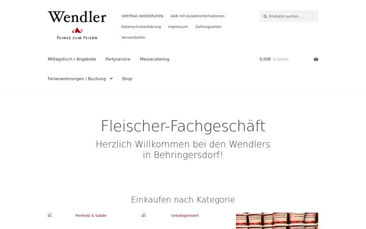 Screenshot of feineszumfeiern.de