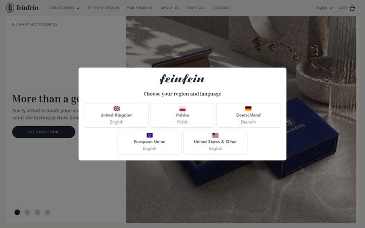 Screenshot of feinfein.com