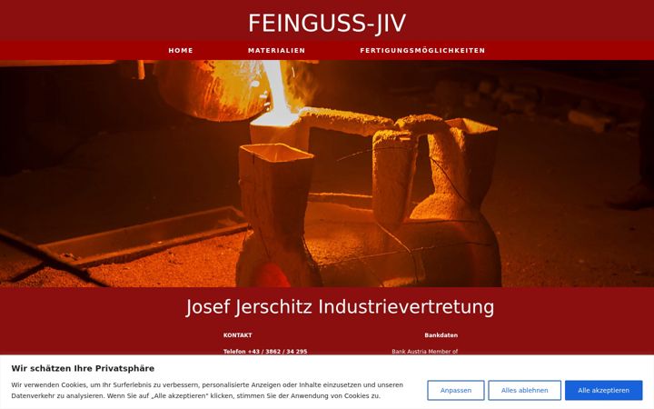 Screenshot of feinguss-jiv.com