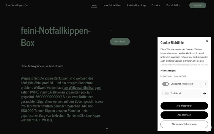 Screenshot of feinizkb.de