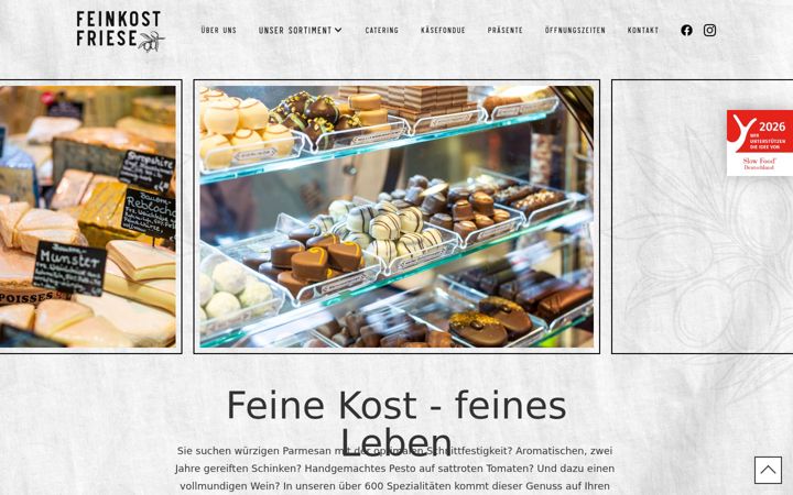 Screenshot of feinkost-friese.de