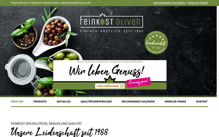 Screenshot of feinkost-oliven.de