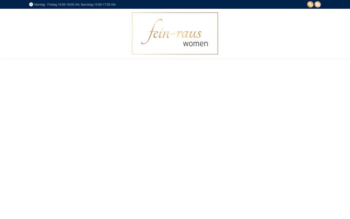 Screenshot of feinraus-mode.de