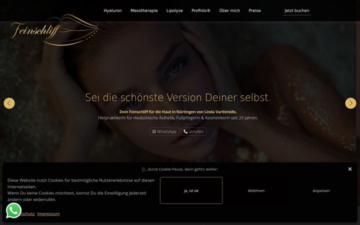 Screenshot of feinschliff-nuertingen.de