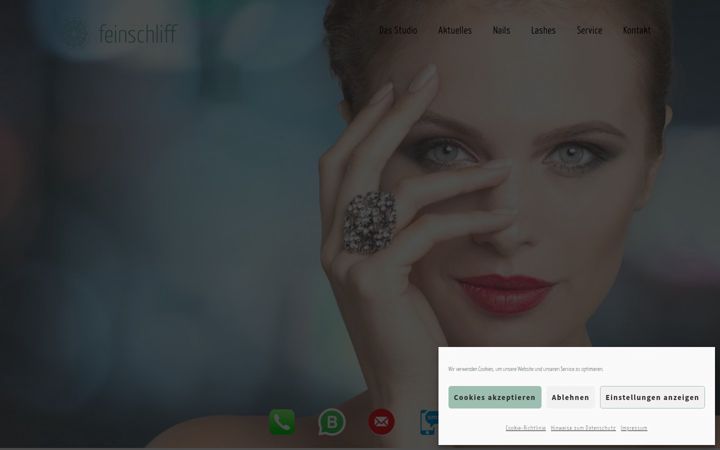 Screenshot of feinschliff.hamburg