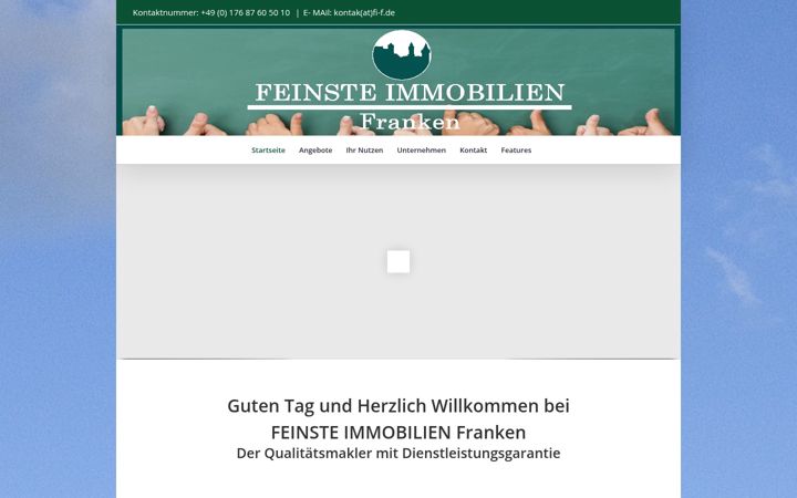 Zrzut ekranu feinste-immobilien-franken.de