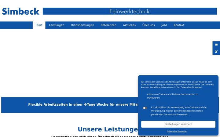 Screenshot of feinwerktechnik-maschinenbau-laserbeschriftung-nuernberg.de