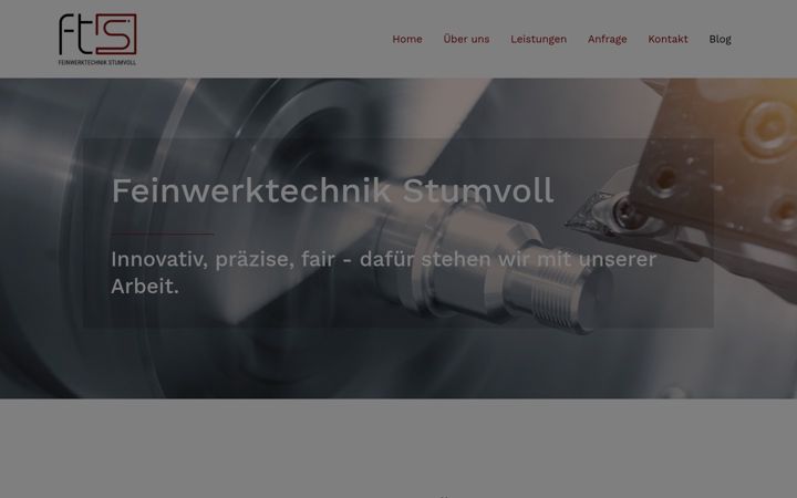 Screenshot of feinwerktechnik-stumvoll.de